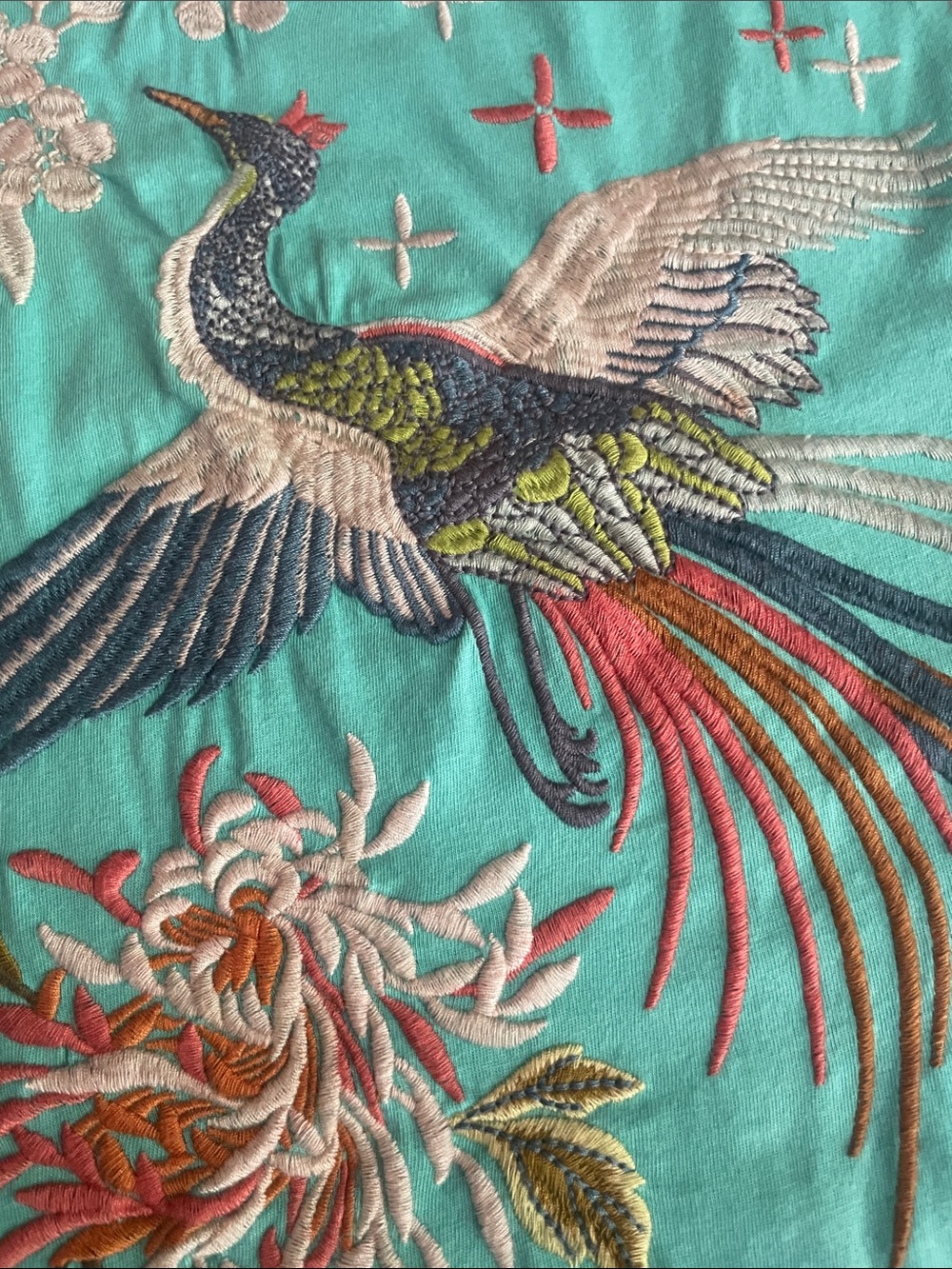 Johnny Was Embroidered “Dreamer” tee shirt - Picture 2 of 7